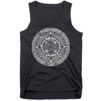 Aztec Calendar God Calendar Serpent Mesoamerica Tank Top