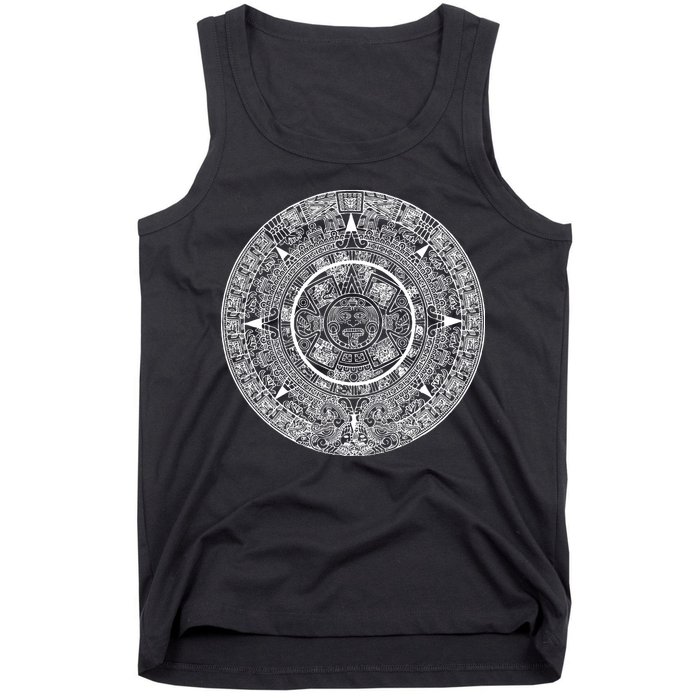 Aztec Calendar God Calendar Serpent Mesoamerica Tank Top
