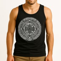 Aztec Calendar God Calendar Serpent Mesoamerica Tank Top
