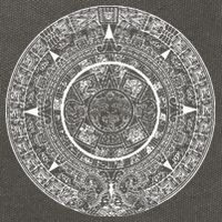 Aztec Calendar God Calendar Serpent Mesoamerica Cotton Canvas Backpack