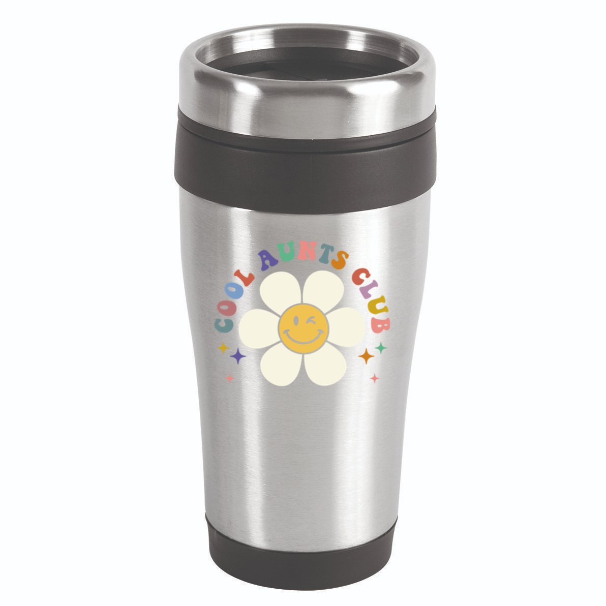 Auntie Cool Gift Cool Aunts Club Funny Auntie Gift 16oz Travel Tumbler