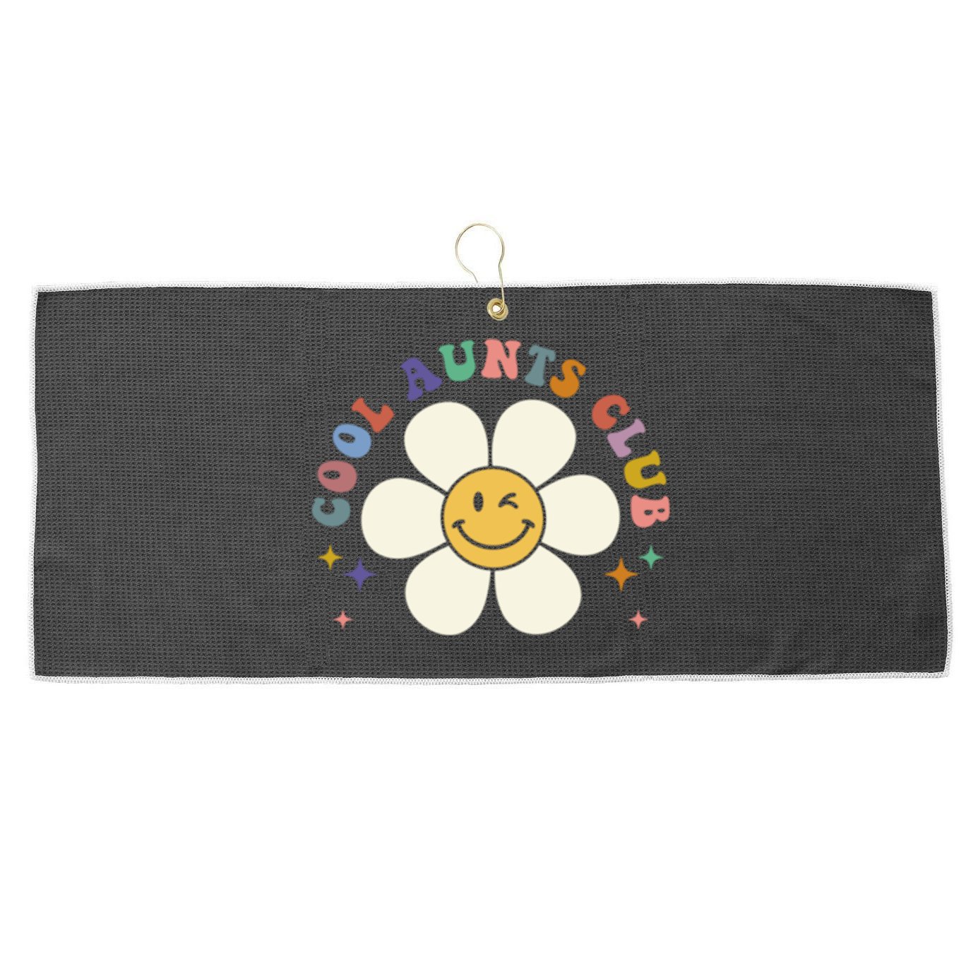 Auntie Cool Gift Cool Aunts Club Funny Auntie Gift Large Microfiber Waffle Golf Towel