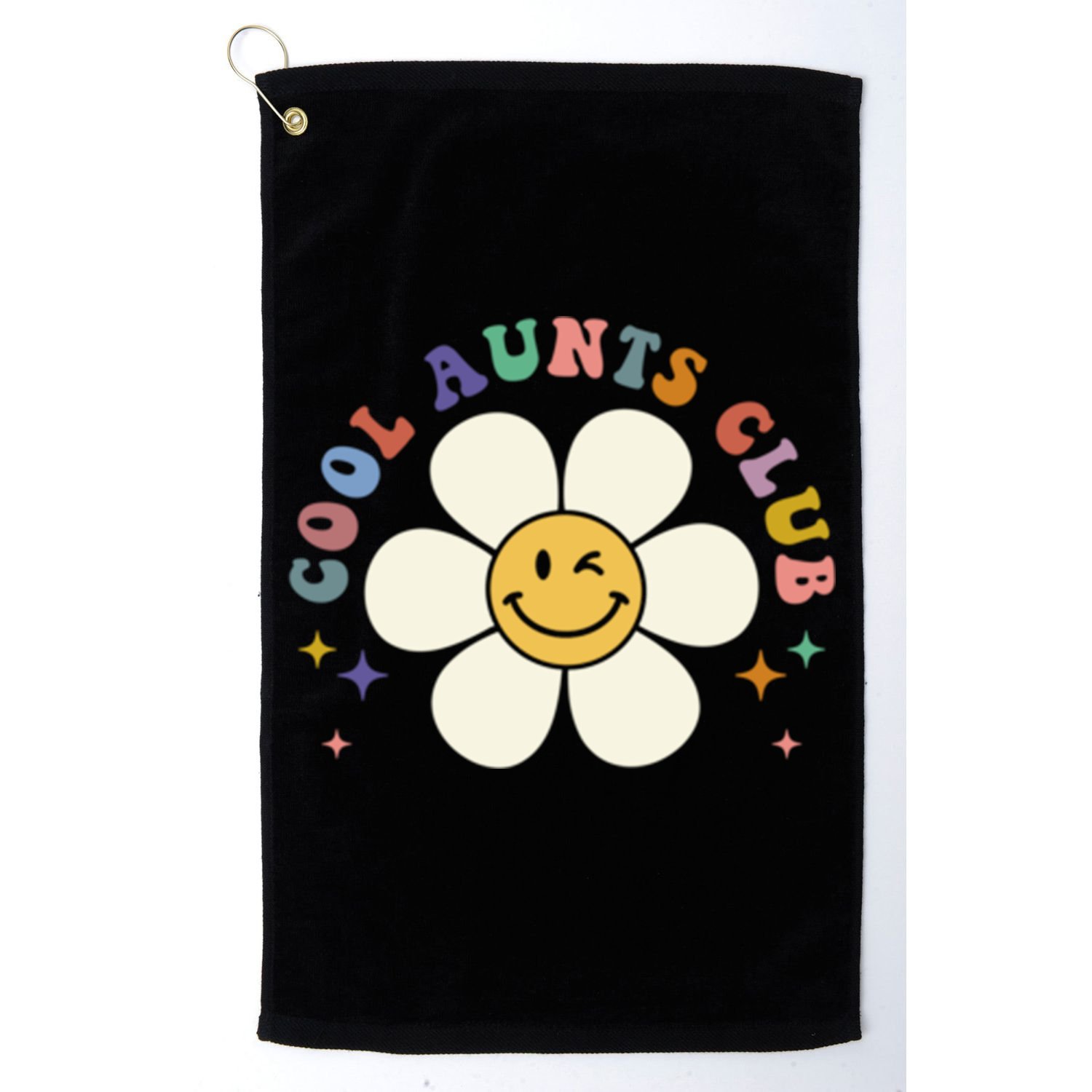 Auntie Cool Gift Cool Aunts Club Funny Auntie Gift Golf Towel