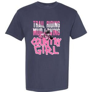 ATV Country Girl Four Wheeler Garment-Dyed Heavyweight T-Shirt