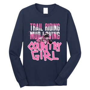 ATV Country Girl Four Wheeler Long Sleeve Shirt