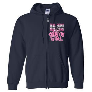 ATV Country Girl Four Wheeler Full Zip Hoodie