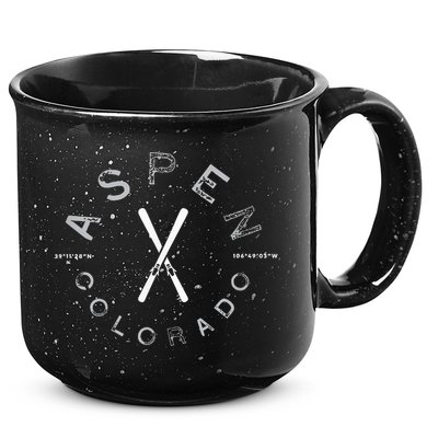 Aspen Colorado Graphic Vintage Ski 15oz Campfire Ceramic Mug