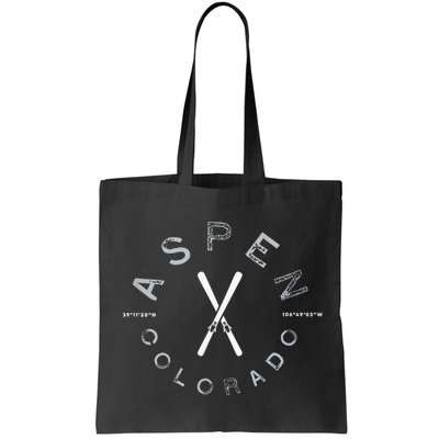 Aspen Colorado Graphic Vintage Ski Bag
