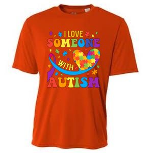 Autism Cool Gift I Love Someone With Autism Gift Cooling Performance Crew T-Shirt