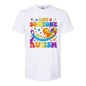 Autism Cool Gift I Love Someone With Autism Gift Softstyle CVC T-Shirt