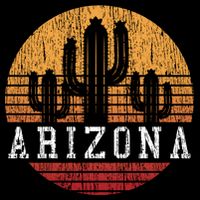 Arizona Cool Gift Gift Vintage Retro Cactus Gift Doggie Tank
