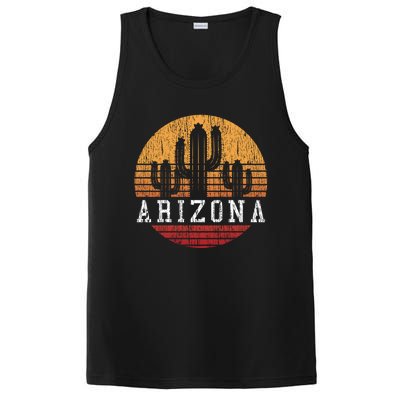 Arizona Cool Gift Gift Vintage Retro Cactus Gift PosiCharge Competitor Tank