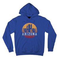 Arizona Cool Gift Gift Vintage Retro Cactus Gift Hoodie