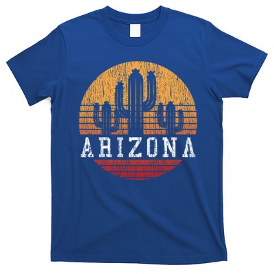 Arizona Cool Gift Gift Vintage Retro Cactus Gift T-Shirt