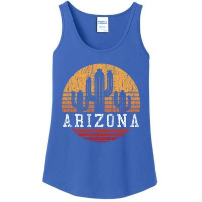 Arizona Cool Gift Gift Vintage Retro Cactus Gift Ladies Essential Tank