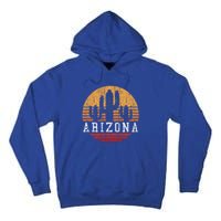 Arizona Cool Gift Gift Vintage Retro Cactus Gift Tall Hoodie