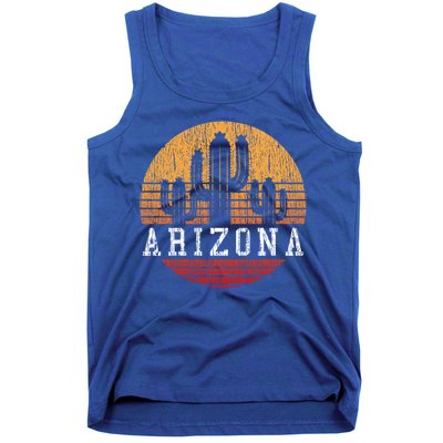 Arizona Cool Gift Gift Vintage Retro Cactus Gift Tank Top