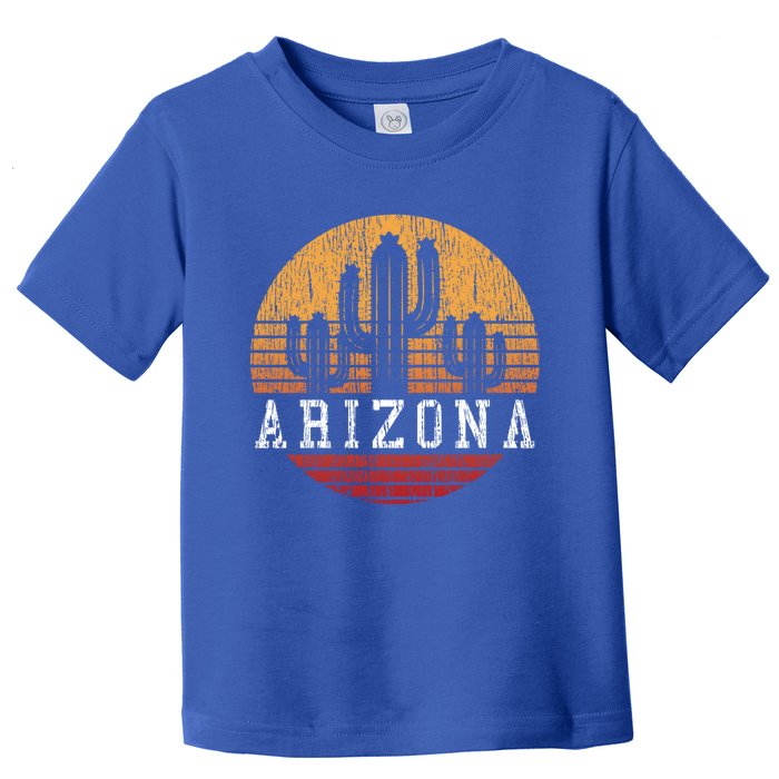 Arizona Cool Gift Gift Vintage Retro Cactus Gift Toddler T-Shirt