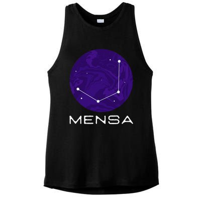 A Constellation Galaxies Astrology Horoscope Ladies PosiCharge Tri-Blend Wicking Tank