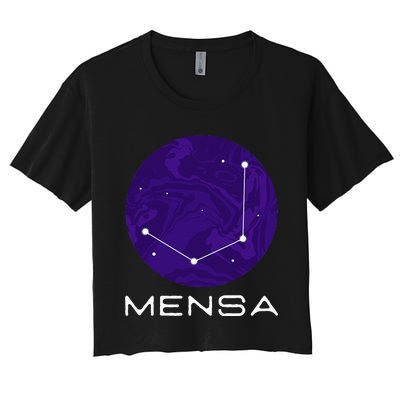 A Constellation Galaxies Astrology Horoscope Women's Crop Top Tee