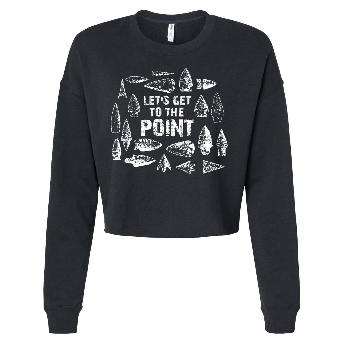 Arrowhead Collector Gift Arrowhead Hunting Gift Gift Cropped Pullover Crew