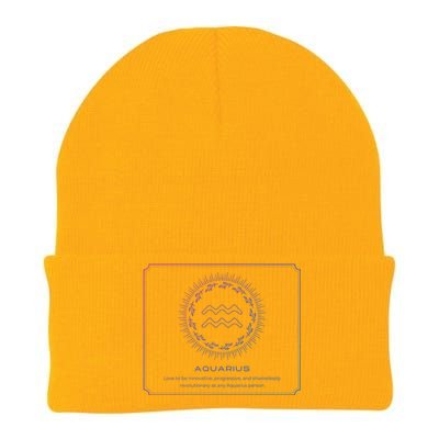 Aquarius Character Gift Knit Cap Winter Beanie