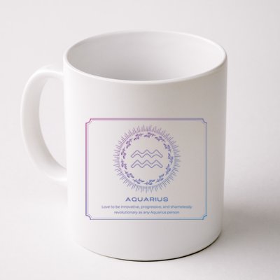 Aquarius Character Gift Coffee Mug