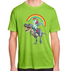 Aunticorn Cute Gift Riding Dinosaur T Rex Gift Adult ChromaSoft Performance T-Shirt