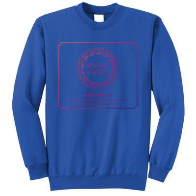 Aquarius Character Gift Tall Sweatshirt