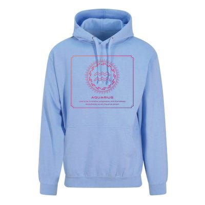 Aquarius Character Gift Unisex Surf Hoodie