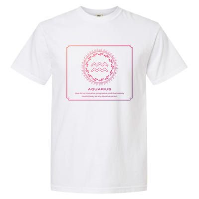 Aquarius Character Gift Garment-Dyed Heavyweight T-Shirt