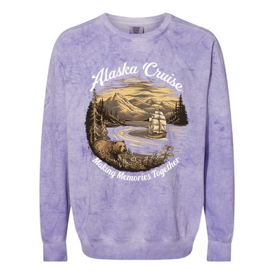 Alaska Cruise Gift Colorblast Crewneck Sweatshirt