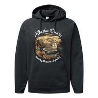 Alaska Cruise Gift Performance Fleece Hoodie