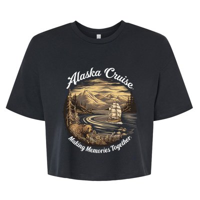 Alaska Cruise Gift Bella+Canvas Jersey Crop Tee