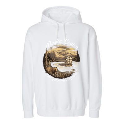 Alaska Cruise Gift Garment-Dyed Fleece Hoodie