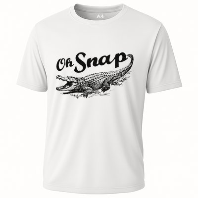 Alligator Crocodile Gator Oh Snap Cooling Performance Crew T-Shirt