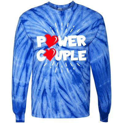 Anniversary Couple Gift Power Couple Gift Couples Valentine's Day Cool Gift Tie-Dye Long Sleeve Shirt