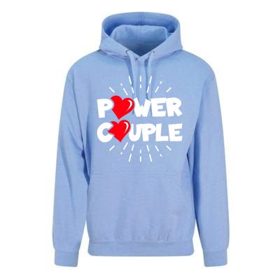 Anniversary Couple Gift Power Couple Gift Couples Valentine's Day Cool Gift Unisex Surf Hoodie