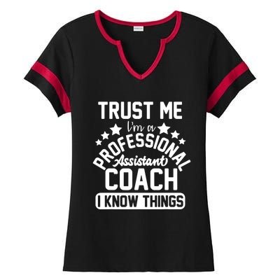 Assistant Coach Gift Idea Professional Coaches Ladies Halftime Notch Neck Tee