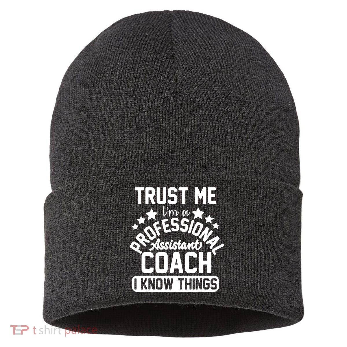 Assistant Coach Gift Idea Professional Coaches Sustainable Knit Beanie