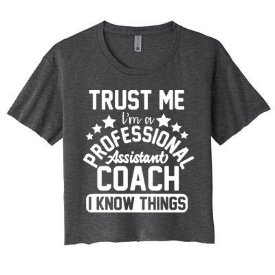 Assistant Coach Gift Idea Professional Coaches Crop Top
