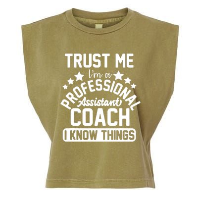 Assistant Coach Gift Idea Professional Coaches Garment-Dyed Women's Muscle Tee