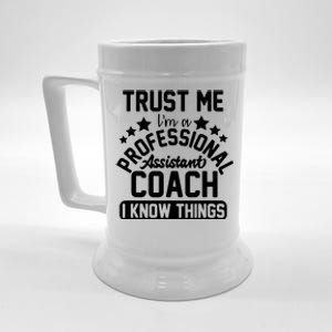 Assistant Coach Gift Idea Professional Coaches Beer Stein