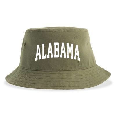 Alabama Crewneck Gift Sports College Style State Usa Sustainable Bucket Hat