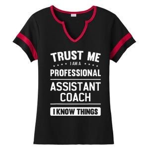 Assistant Coach Gift Idea Professional Coaches Ladies Halftime Notch Neck Tee