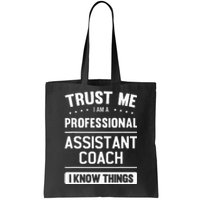 Assistant Coach Gift Idea Professional Coaches Tote Bag