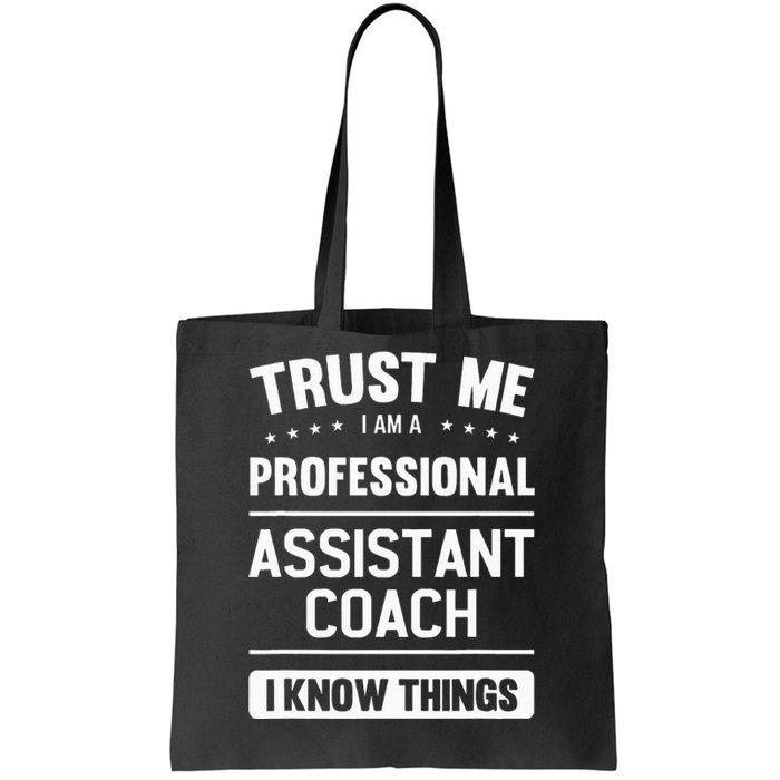 Assistant Coach Gift Idea Professional Coaches Tote Bag