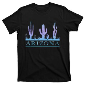 Arizona Cactus Garden Design Az Weathered Souvenir T-Shirt