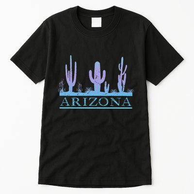 Arizona Cactus Garden Design Az Weathered Souvenir Tall T-Shirt