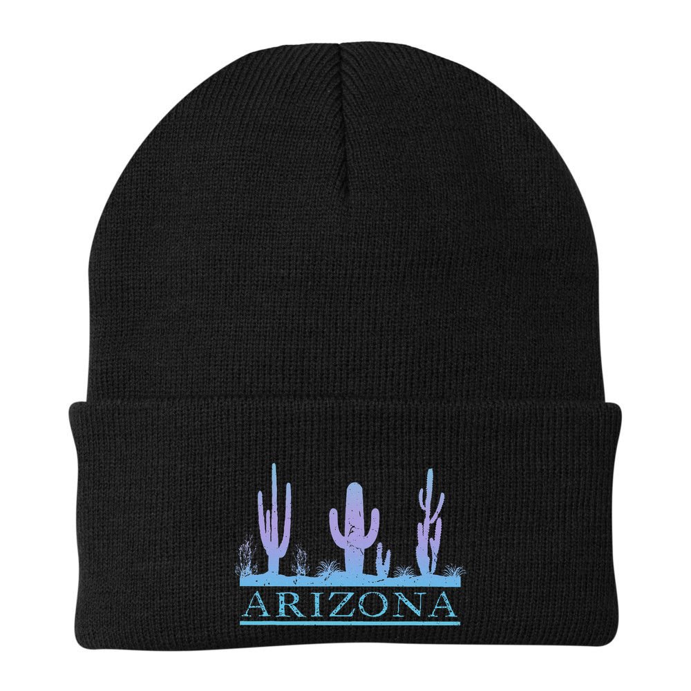 Arizona Cactus Garden Design Az Weathered Souvenir Beanie